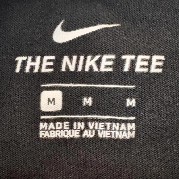 Nike Shirt Youth 10-12 Black Air Pastel Logo Graphic Tee Swoosh DH6520-010 - Picture 4 of 9